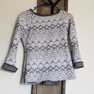 3/4 sleeve Lace top